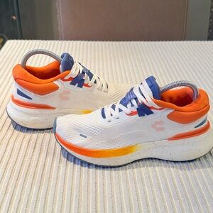 Charly Slater men's Running Shoes Size 8.5 white and orange